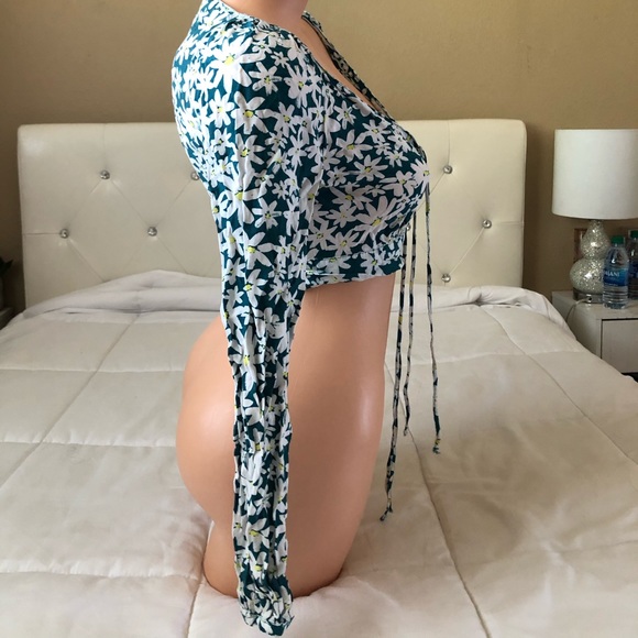 ZARA floral button up blouse - Picture 7 of 10